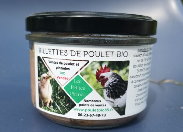 Rillettes de poulet BIO